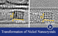 Carbonization of nickel nanocrystal in SWNT