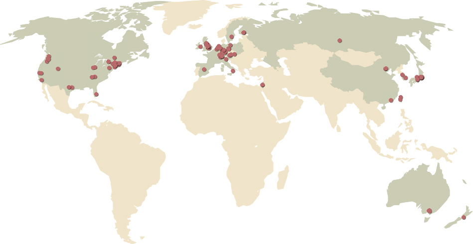 lv_map_global_for_html Map: Distribution of global research in low-voltage microscopy