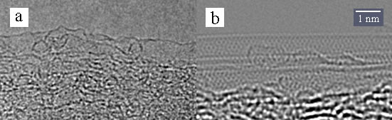 Radiation damaged CNT irradiated at 300 kV and 80 kV