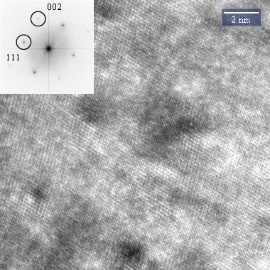 20 kV SALVE I TEM image of Si [110]